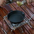thumbnail image 4 of TIMIFIS Barbecue Support en Acier Inoxydable Support de Poêle en Acier Inoxydable pour l'Extérieur Support de Barbecue Portable Camping et Randonnée, 4 of 6