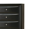 thumbnail image 4 of Ica 49 Inch Tall Dresser Chest, 5 Chambered Drawers, Felt Lined, Black- Saltoro Sherpi, 4 of 5