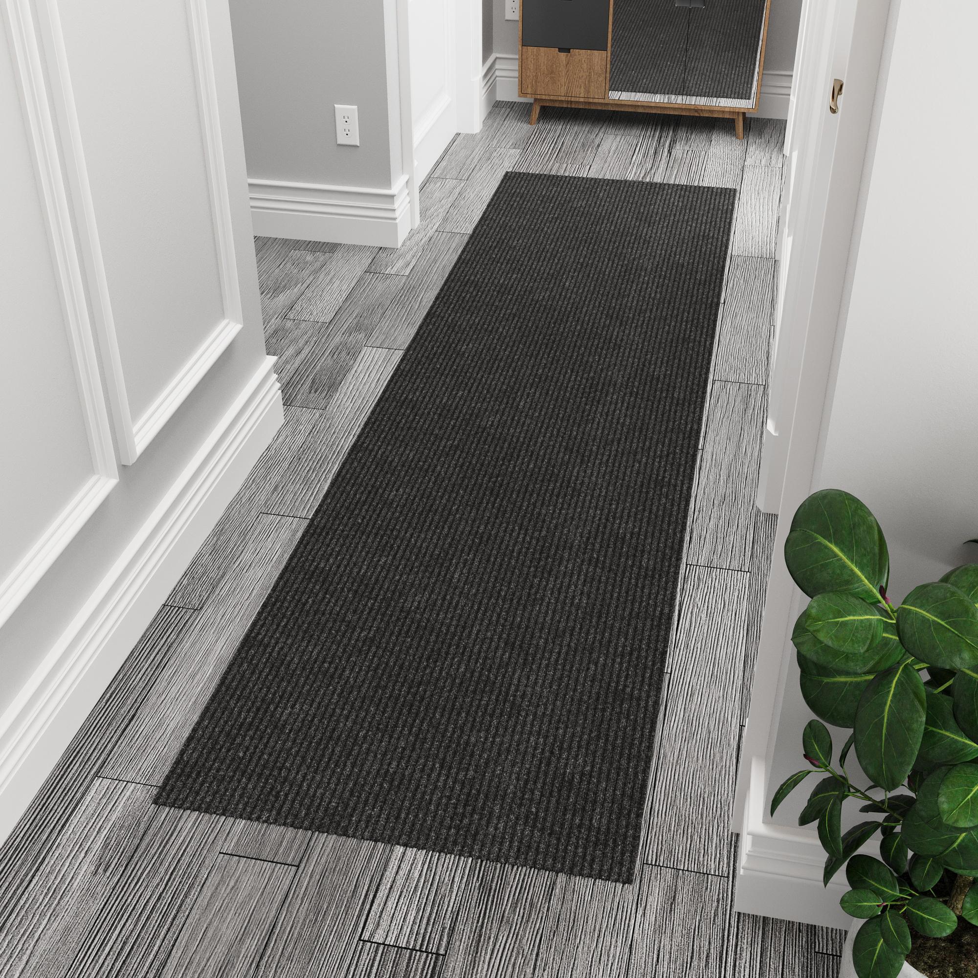 Heavy Duty Non-Slip Rubber Door Mat Runner – Multiple Sizes & Colors, Indoor/Outdoor