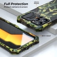 thumbnail image 3 of Compatibility with iPhone 16 Pro Max Case Heavy Duty Protection Rugged Screw Full Body Military Grade Metal Bumper Rubber with Hard Durable Phone Cases Cover Men  2024 Camouflage, 3 of 14