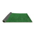 thumbnail image 2 of Ahgly Company Indoor Square Solid Green Modern Area Rugs, 7' Square, 2 of 4