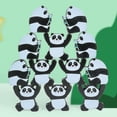 thumbnail image 2 of Juguete interactivo del rompecabezas del juego de madera de la panda linda del niño azul 12pcs, 2 of 5