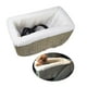 thumbnail image 3 of Transportín portátil para perros pequeños, asiento elevador antideslizante para mascotas, tapete anticaída Red, 3 of 8