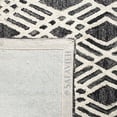 thumbnail image 5 of SAFAVIEH Micro-Loop Crispin Geometric Chevron Wool Runner Rug, Charcoal/Ivory, 2'3" x 7', 5 of 5