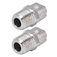 thumbnail image 4 of Flat Fan Spray Tip Atomizing Nozzle, Stainless Steel Sturdy Nozzle 2Pcs. Strong Toughness Wide Angle Adjustable Waterflow, Excellent Spray Distribution Effect, Suitable for, 4 of 7