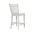 thumbnail image 6 of Liberty Furniture Industries, Inc. Magnolia Manor Spindle Back Counter Chair (RTA) in Antique White, 6 of 7