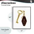 thumbnail image 4 of Stupell Industries Glam Glam Gold Key Fashion Black Framed Giclee Art, 11 x 14, by Ziwei Li, 4 of 8