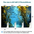 thumbnail image 3 of Peel and Stick Wallpaper Waterproof kelp forest views from below Wall Mural Decor Self Adhesive and Removable 69in x 98in, 3 of 8