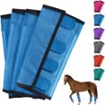 thumbnail image 1 of Conjunto de botas de mosca de caballo | Leggings de malla transpirable a prueba de moscas para caballos | 4pcs Protectores de piernas antideslizantes de ajuste suelto | Correas ajustables para, 1 of 2