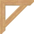 thumbnail image 3 of Ekena Millwork 5 1/2"W x 36"D x 36"H Traditional Slat Smooth Bracket, Western Red Cedar, 3 of 4