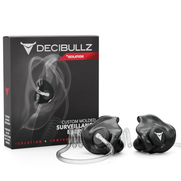 Auricular de seguridad para radiovigilancia Decibullz Thermo-Fit