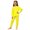 00-Yellow659, variant on WOYY Girls Pajama Sets Soft Bow Long Sleeve Top Pants Sleepwear Set for Kids, Sizes 3-14