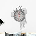 thumbnail image 1 of Man and Stopwatch Wall Mural Decal Sticker, Wallmonkeys Peel & Stick Vinyl Graphic (24 in H x 24 in W, 1 of 4