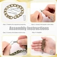 thumbnail image 5 of SHENMO 100 pcs 304 stainless steel spring hooks, anti-rust cable loop hook, 1 inch (25mm) key ring, 5 of 5