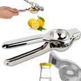 thumbnail image 3 of Stainless Steel Lemon Juicer Squeezer Hand Press Dishwasher Proof Portable Light Weight Heavy Duty Multifunctional Tool Ideal for Citrus Fruits, 3 of 5