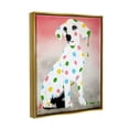 thumbnail image 3 of Stupell Industries Street Style Dalmatian Dog Pattern Animals & Insects Painting Gold Floater Framed Art Print Wall Art, 3 of 6