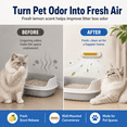 thumbnail image 3 of Pet Odor Eliminator for Home, Plant-Based Essential Oil Air Fresheners for Cat Litter Box, Dog Kennel, Closet and Shoe Cabinet - Long-Lasting Scented Deodorizer Box, 3 of 9