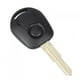 thumbnail image 1 of Funda carcasa para llave remota negra de 2 botones compatible con Ssangyong Actyon Kyron Rexton, 1 of 8