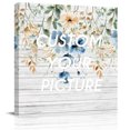 thumbnail image 2 of Spring Floral Wall Art Painting on Canvas, Weeping Blue Botanical Summer Vintage Canvas Art Home Prints Wall Art Framed Modern Artwork for Living Room Bedroom Wall Decor 12x12in, 2 of 9