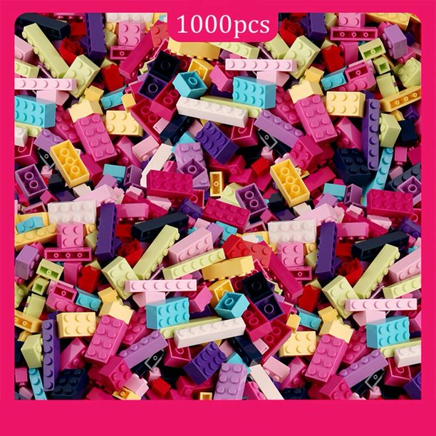 1000 piezas de bloques de construcción de ciudad DIY, bloques de construcción creativos compatibles, placa base grande, niños educativos