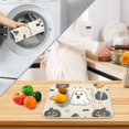 thumbnail image 3 of Yayeee Drying Mat for Kitchen Counter Dishes Microfiber Coffee Decorative Pad, Halloween Black Pumpkins, 3 of 9