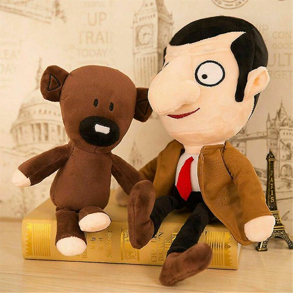30cm Mr Bean Teddy Bear Plush Doll Soft Stuffed Animal Kids Birthday Gift