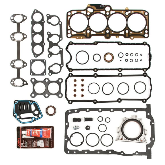 Evergreen FS99020 Full Gasket Set Fit 98-06 Volkswagen Beetle Golf Jetta 2.0 8V BEV AVH AZG AEG