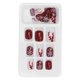 thumbnail image 2 of Juego de puntas de uñas postizas, 24 Uds., cubierta completa desmontable a la moda, puntas artísticas para uñas postizas, 2 of 8