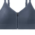 thumbnail image 5 of Yxbdin Zipped Front Closure Bras for Women No Underwire Sports Bra Full Coverage Push Up Bras Lightweight Soft Breathable Shockproof Bra Tops, 5 of 5