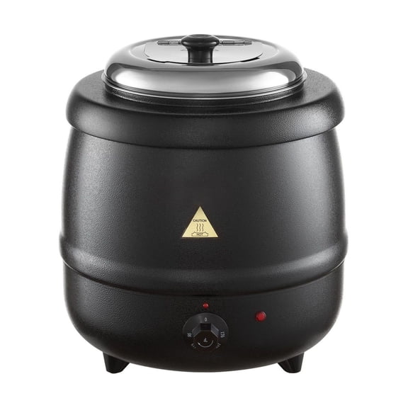 Commercial Soup Warmer 10Qt, Electric Soup Station Kettle, Stainless Steel, Temperature Control, Keep Warm for Buffet, Party, Restaurant