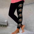 thumbnail image 5 of Mifsaly Football Leggings Women Football Heart Print High Waist Stretchy Workout Pants Gym Yoga Team Fans Sport Pant S, 5 of 5