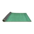 thumbnail image 2 of Ahgly Company Indoor Rectangle Abstract Turquoise Blue Contemporary Area Rugs, 2' x 4', 2 of 4