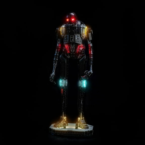 QC Ltbrcik Lighting Set For Lego Stars Wars Andor K-2SO Security Droid 75434 Building Toy For Kid,Only Led Light Kit,Not Include Building Blocks,Lightings Kit Room Decor Idea For Sci-Fi Adventure fan