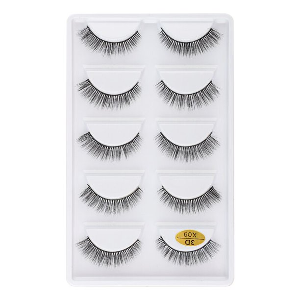 MEISHENJIE-pestañas postizas naturales, maquillaje grueso 3d, extensión de pestañas de visón suave, cortas, 3/5 pares