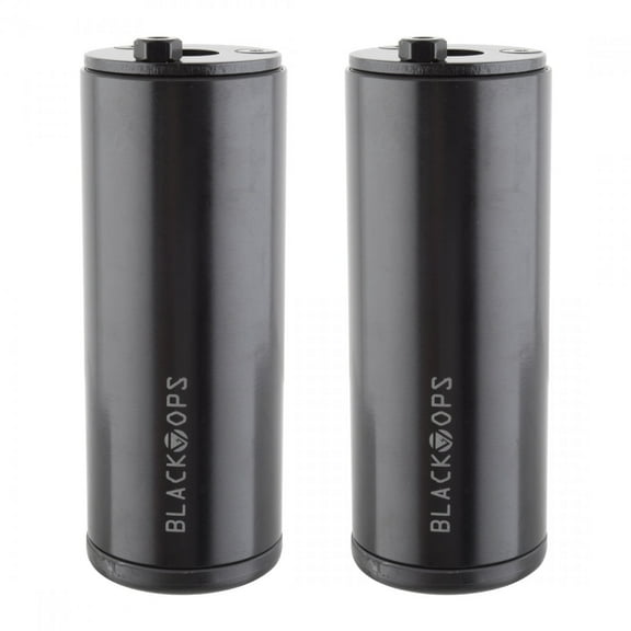 Black Ops Axle Pegs DC Black 40X100 3/8-14mm