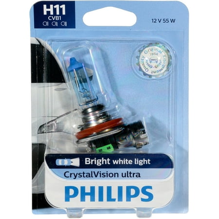 Philips H11 Crystalvision Ultra Headlight, Pack of 1