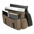 thumbnail image 4 of (2 pack) WHITEDUCK FILIOS Messenger Bag - Vintage Canvas Shoulder Bag with Multiple Pockets - Perfect for Work or School, 4 of 17