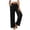 Black, variant on GEWSEY Pajama Pants for Women Soft Comfy Pajama Sleep Bottoms Casual Stretch Wide Leg Lounge Pants with Pockets (Grey, L)