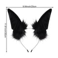 thumbnail image 7 of Wolf Fox Ears Headband Furry Animal Ear Hairband Animal Hair Hoop Animal Headwear Head Accessories for Anime Dress, 7 of 7