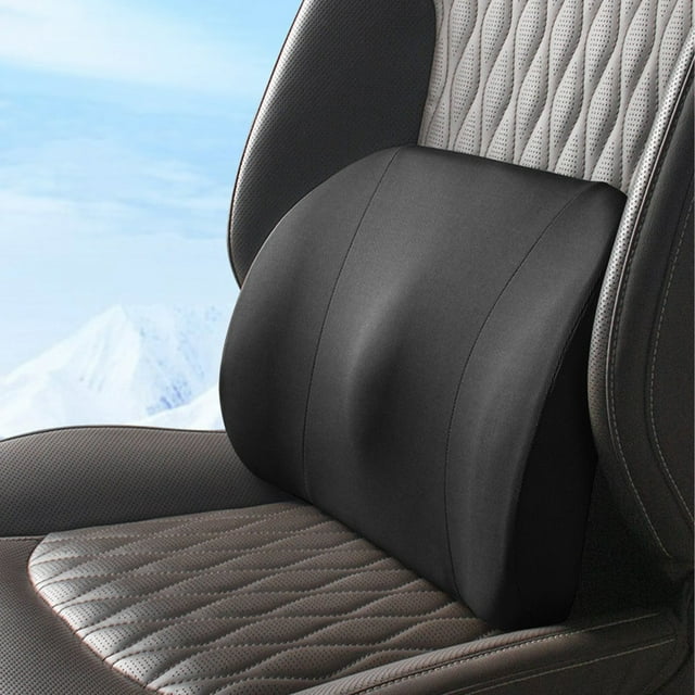 Cojín de asiento de coche de algodón viscoelástico con soporte lumbar para asiento de coche Cojín lumbar para asiento de coche Protección del respaldo Conductor sentado durante mucho tiempo Akmoler