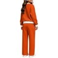 thumbnail image 6 of ZBSOKO Girls 2 Piece Sweatsuit Set Fleece Crew Neck Sweatshirt and Straight Leg Pants Fall Winter Jogger Set Casual Tracksuits Sizes 5-14 Years, 6 of 7
