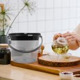 thumbnail image 4 of WHAMVOX Compost Bin Kitchen Tea Dregs Drainage Bucket Handheld 1Set 11X11X9In, 4 of 8