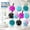 Style B - 40g, variant on 10 Pcs Bath Loofah Shower Mesh Sponge Pouf, Soft Body Wash Scrubber, Colorful Bathing Accessories Set for Women and Men