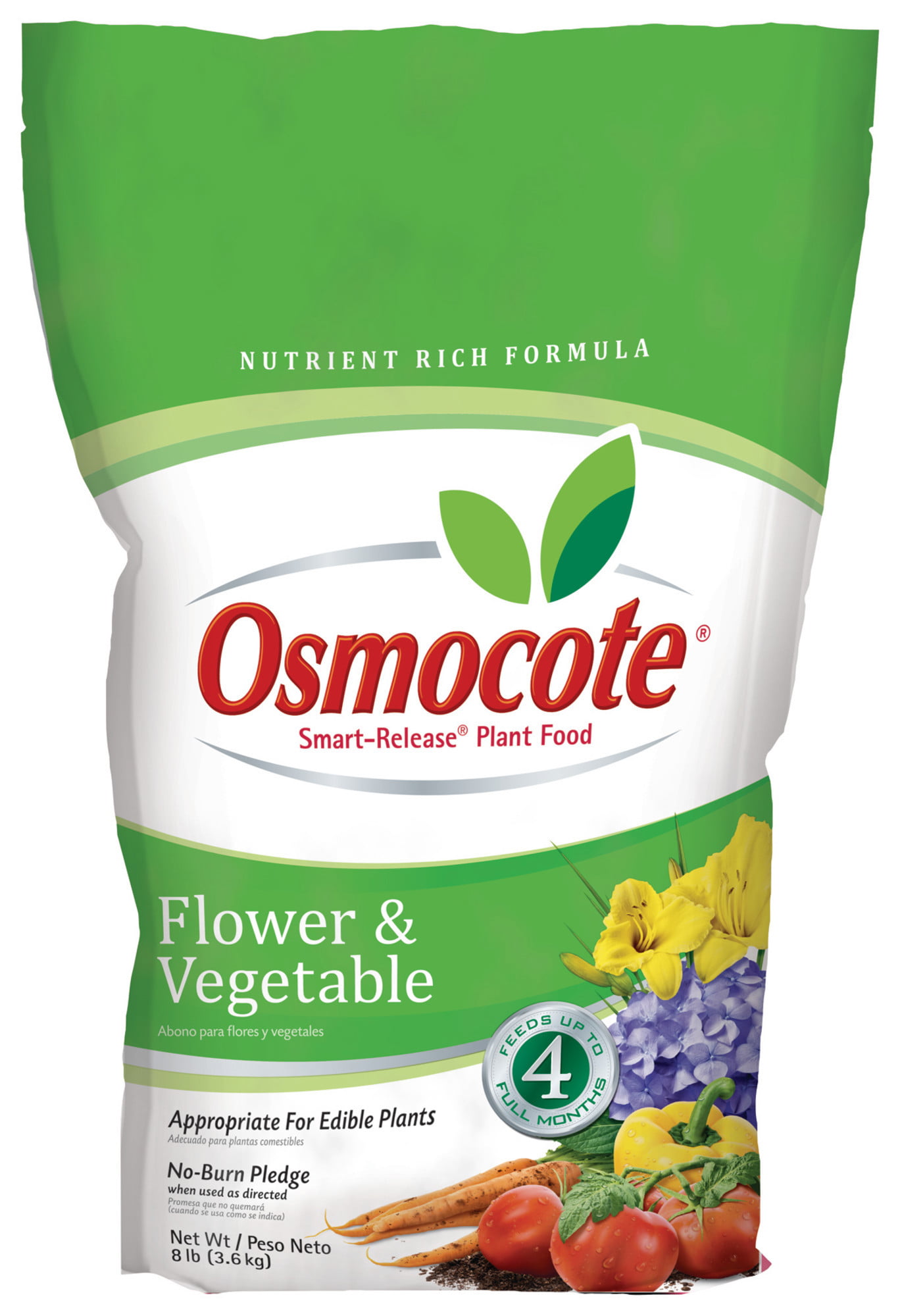 Osmocote Smart-Release Plant Food Flower & Vegetable 8 lb. - Walmart.com