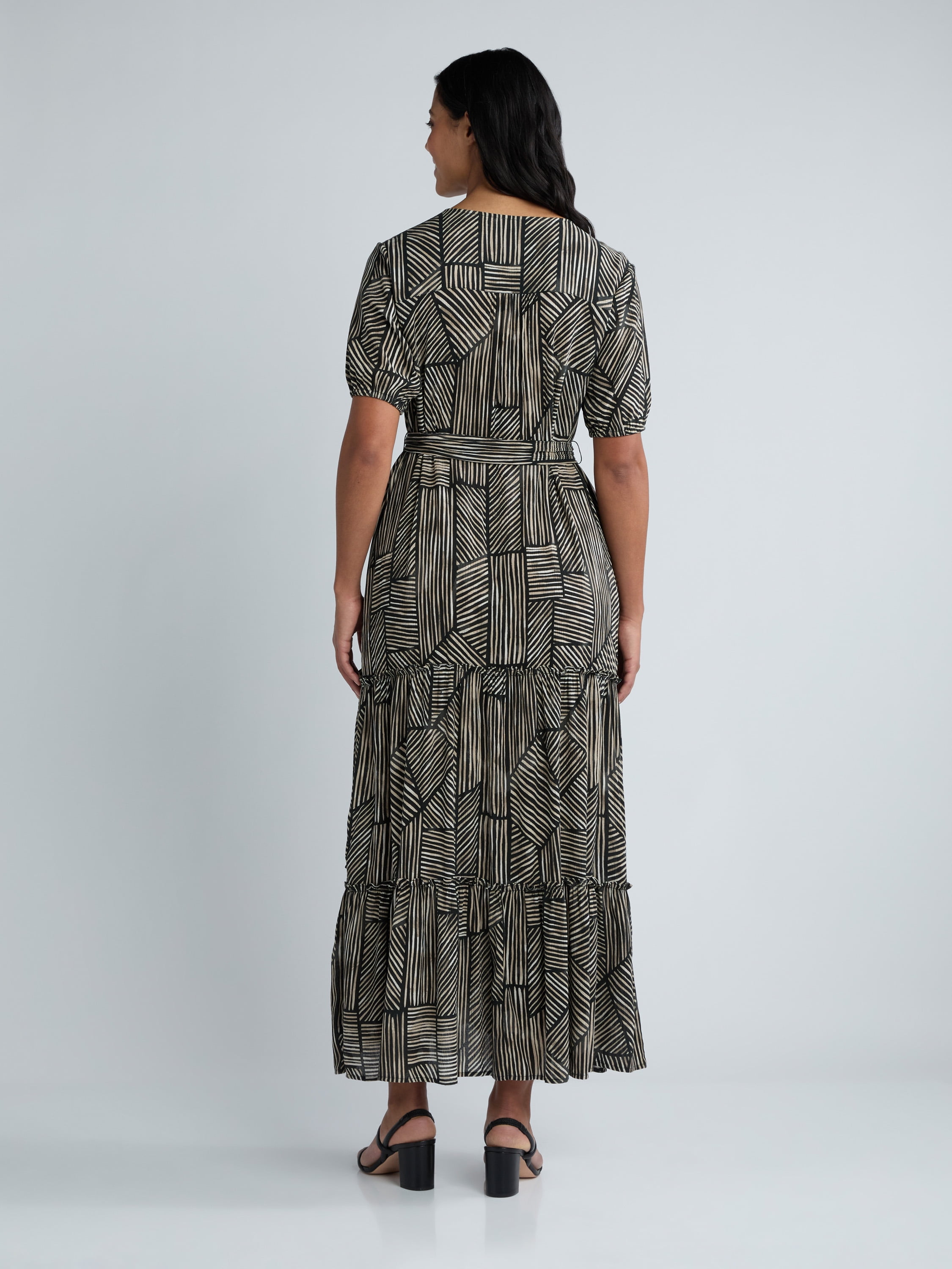 sleeveless midi dress casual Twist-Back Ribbed Bodycon Casual Midi Dress Mauve / Medium