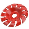 thumbnail image 1 of Disco de corte de madera,Disco de corte de madera Dientes rojos Disco de rejilla de madera Dientes Disco de corte de madera Características mejoradas, 1 of 14