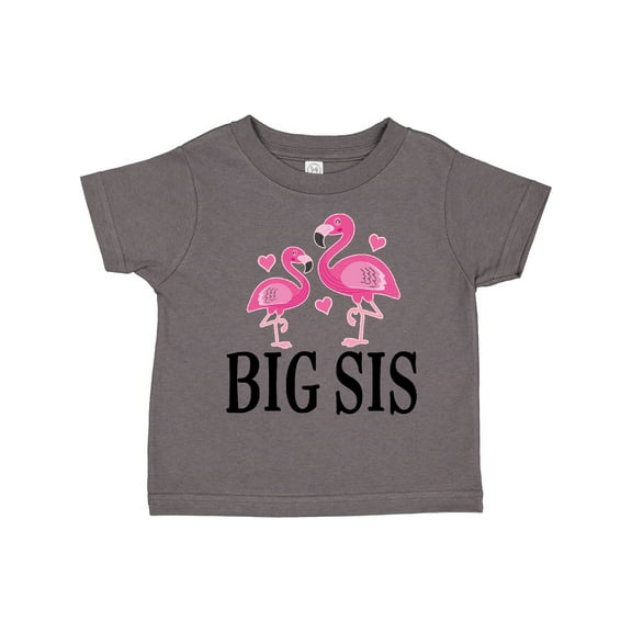 Inktastic Sister Announcement Flamingo Sister Girls Toddler T-Shirt