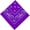 Purple, variant on Unisex Paisley Pattern 100% Cotton Bandana Head or Neck Scarf: 1CT