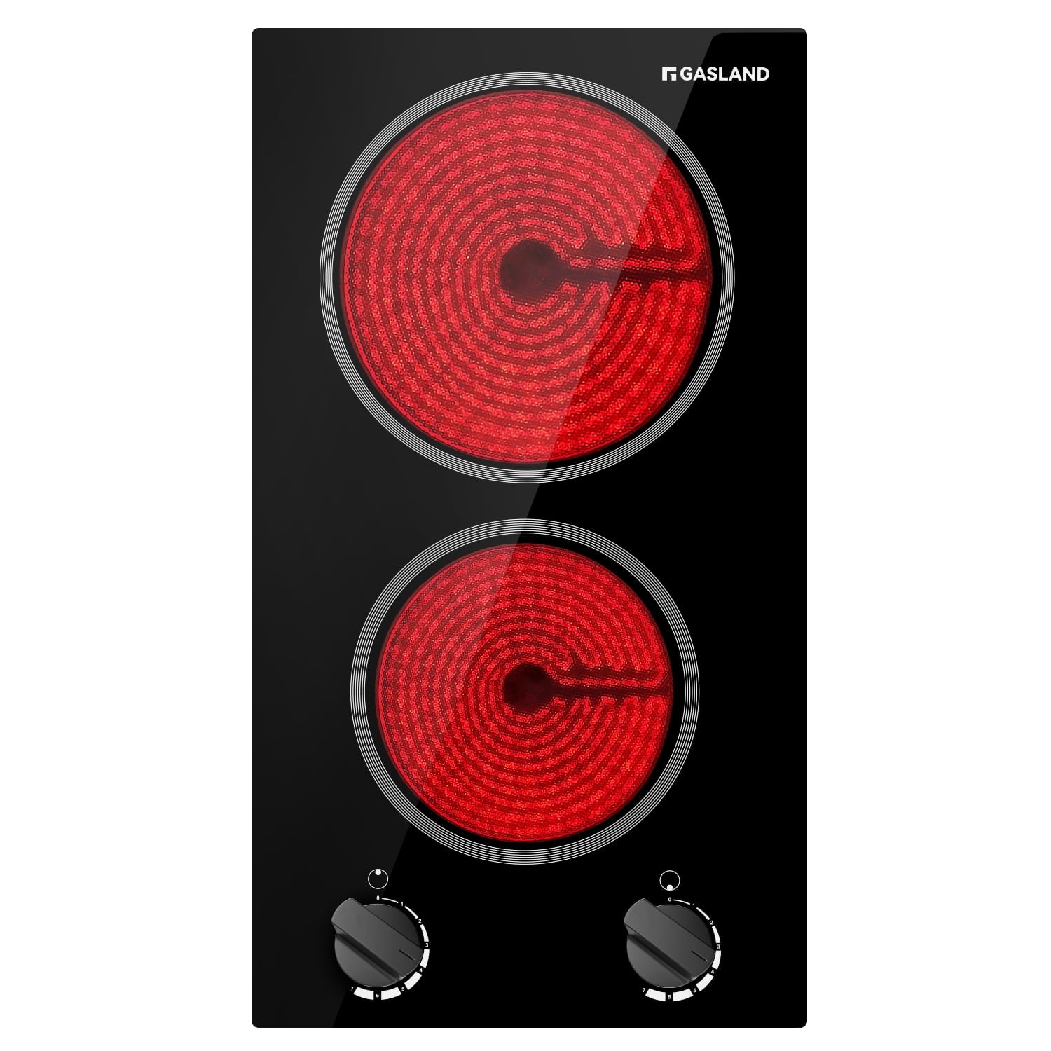Gasland Chef 2 Burner 12" Electric Ceramic Stove Top,Mechanical Knob Control Electric Cooktop