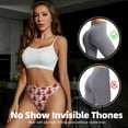 thumbnail image 4 of Thongs for Women - Octopus No Show Seamless Womens Thongs Underwear, Soft Stretch G String Thongs for Women,Cuteness Ladies Thong Bikini Panties Briefs, 4 of 5